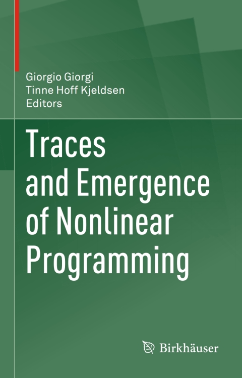 Cover image for book Traces and Emergence of Nonlinear Programming
