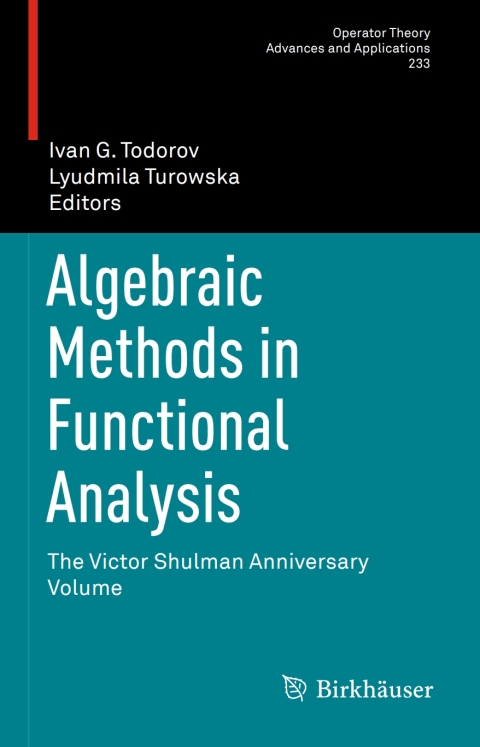 Cover image for book Algebraic Methods in Functional Analysis
