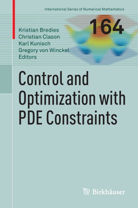 Cover image for book Control and Optimization with PDE Constraints