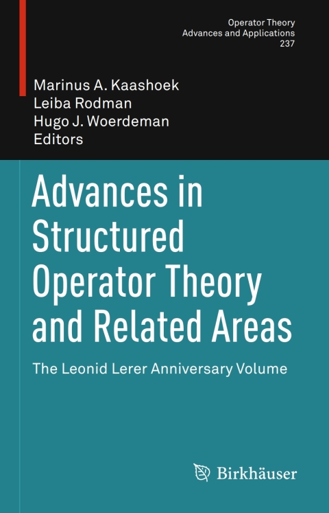 Cover image for book Advances in Structured Operator Theory and Related Areas