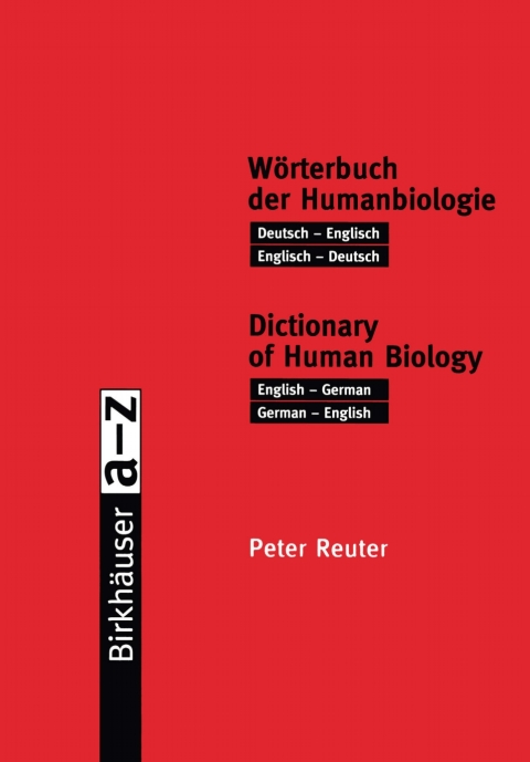 Cover image for book Wörterbuch der Humanbiologie / Dictionary of Human Biology