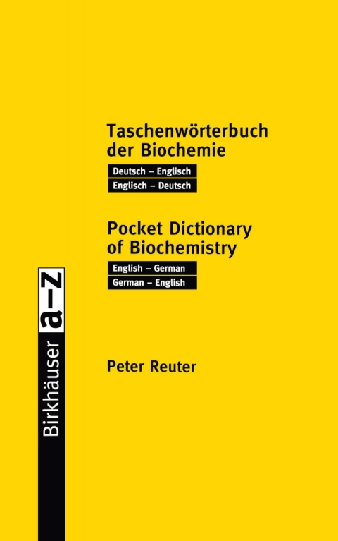 Cover image for book Taschenwörterbuch der Biochemie / Pocket Dictionary of Biochemistry