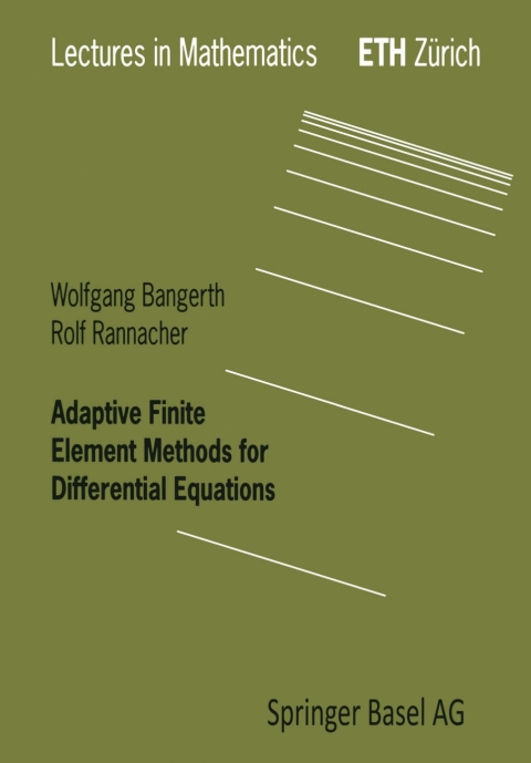 Cover image for book Adaptive Finite Element Methods for Differential Equations