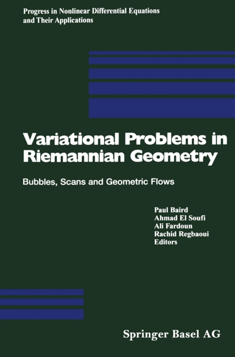 Cover image for book Variational Problems in Riemannian Geometry