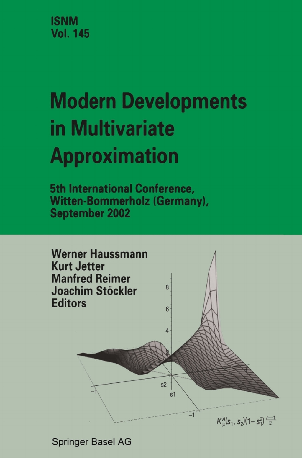 Modern Developments in Multivariate Approximation (eBook)
