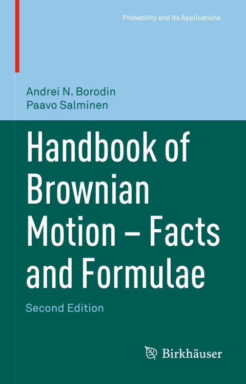 Cover image for book Handbook of Brownian Motion - Facts and Formulae