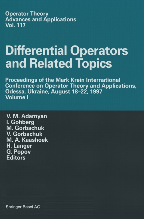 Differential Operators and Related Topics 