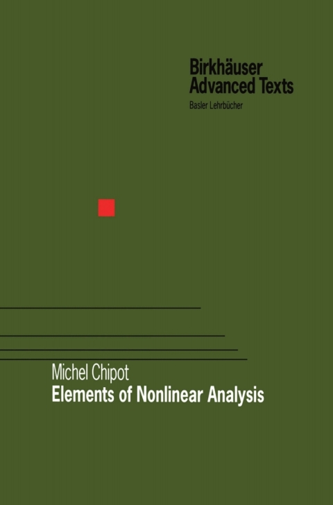 Cover image for book Elements of Nonlinear Analysis