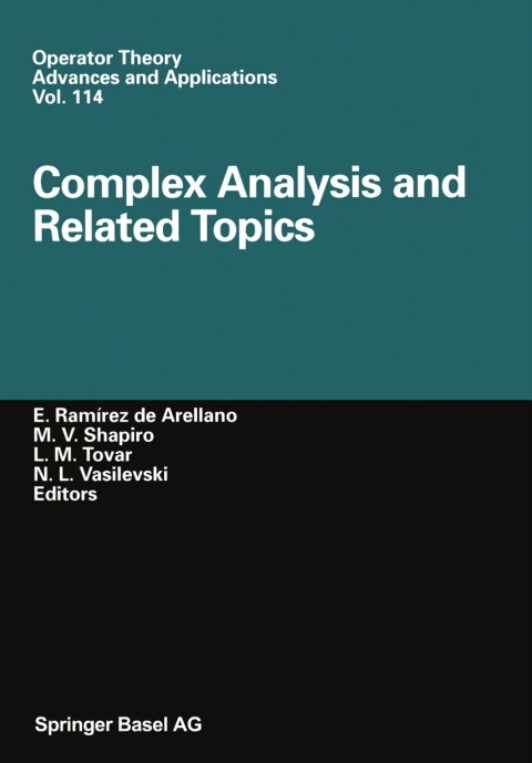 Cover image for book Complex Analysis and Related Topics