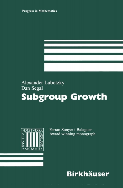 Cover image for book Subgroup Growth