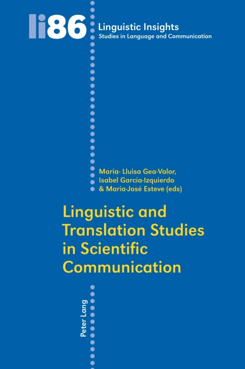 Cover image for book Linguistic and Translation Studies in Scientific Communication