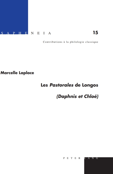 Cover image for book Les «Pastorales» de Longos