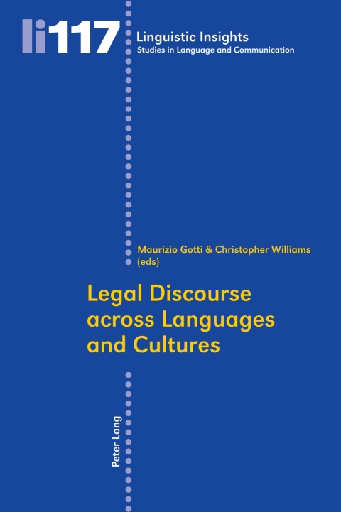Cover image for book Legal Discourse across Languages and Cultures