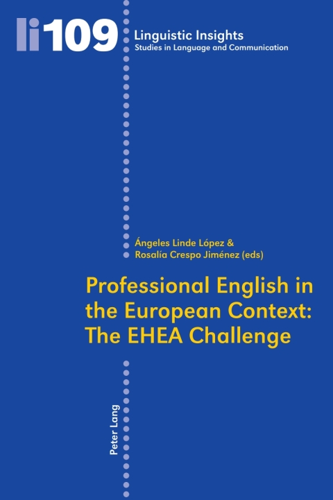 Cover image for book Professional English in the European Context: The EHEA Challenge