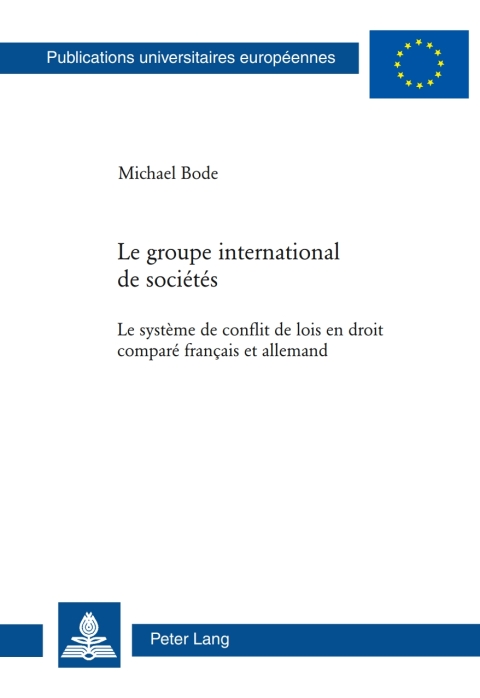 Cover image for book Le groupe international de sociétés
