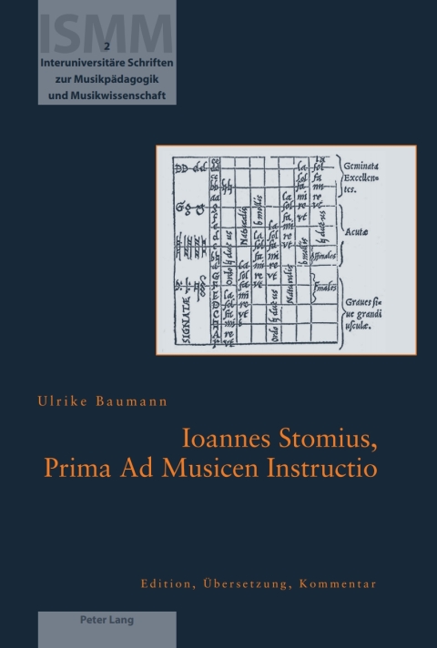 Cover image for book Ioannes Stomius, Prima Ad Musicen Instructio