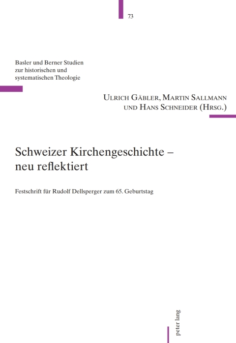 Cover image for book Schweizer Kirchengeschichte  neu reflektiert