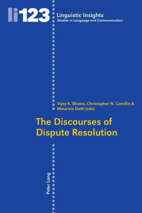 Cover image for book The Discourses of Dispute Resolution