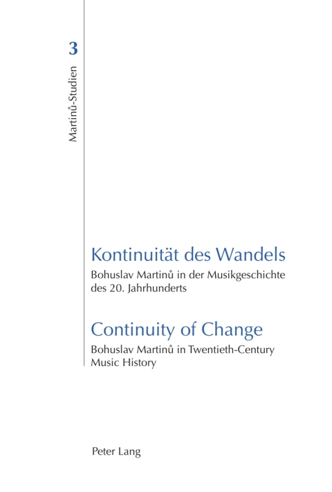 Cover image for book Kontinuität des Wandels- Continuity of Change
