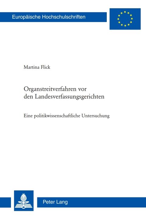 Cover image for book Organstreitverfahren vor den Landesverfassungsgerichten