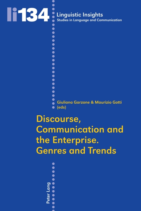 Cover image for book Discourse, Communication and the Enterprise.- Genres and Trends