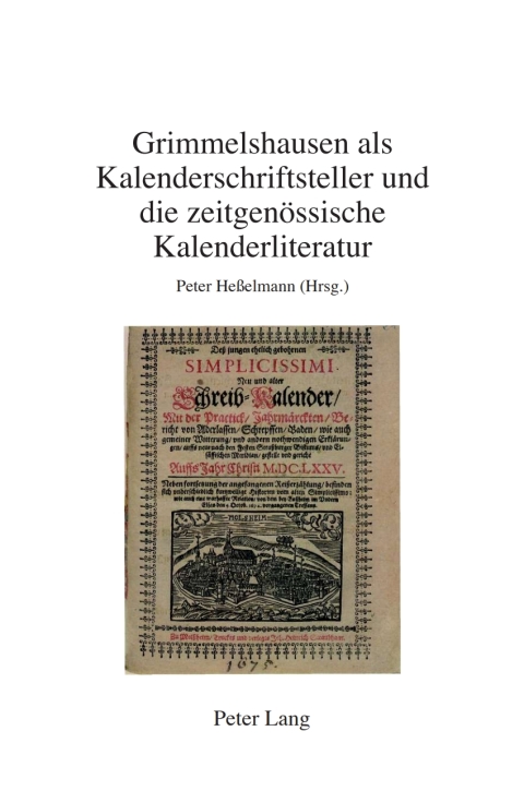 Cover image for book Grimmelshausen als Kalenderschriftsteller und die zeitgenössische Kalenderliteratur