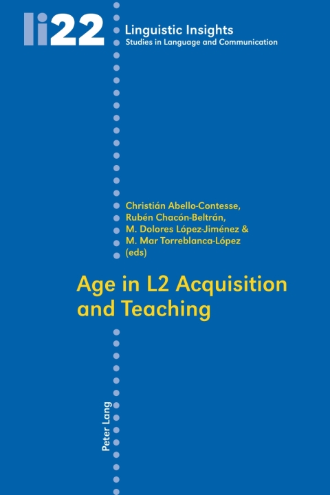 Cover image for book Age in L2 Acquisition and Teaching