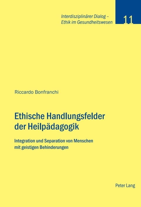 Cover image for book Ethische Handlungsfelder der Heilpädagogik