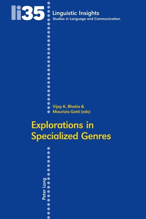 Cover image for book Explorations in Specialized Genres