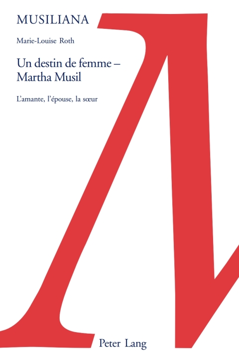 Cover image for book Un destin de femme  Martha Musil