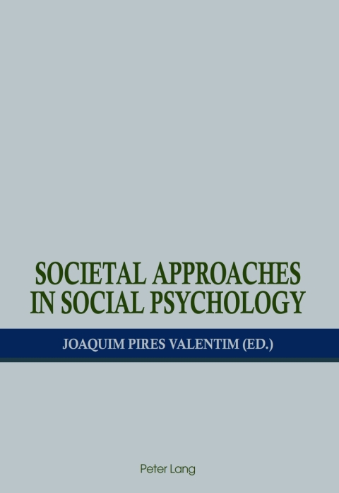 Cover image for book Societal Approaches in Social Psychology