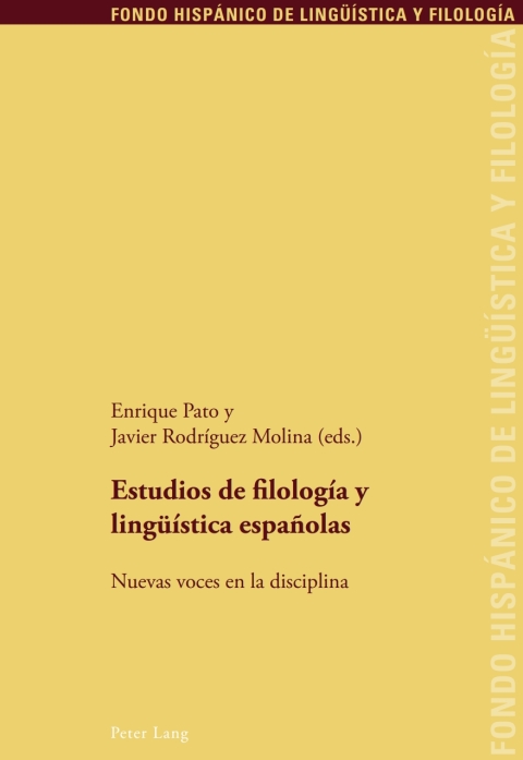 Estudios de filología y lingüística españolas