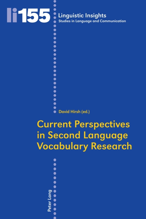 Cover image for book Current Perspectives in Second Language Vocabulary Research