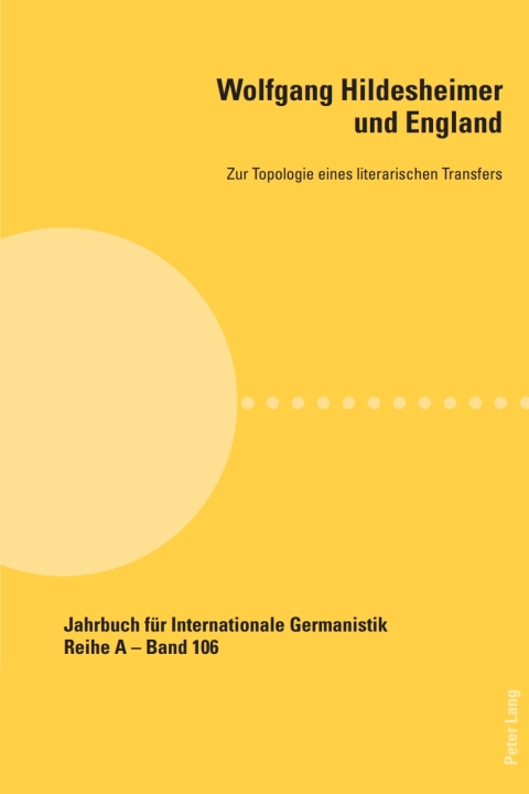 Cover image for book Wolfgang Hildesheimer und England