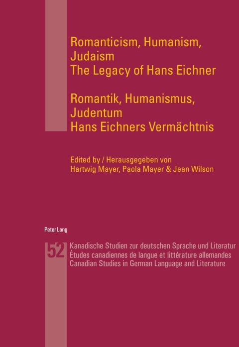 Cover image for book Romanticism, Humanism, Judaism- Romantik, Humanismus, Judentum