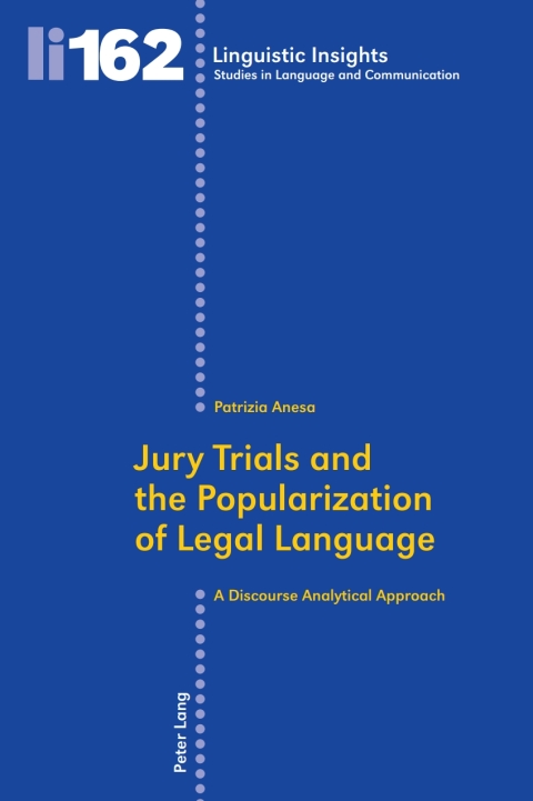 Cover image for book Jury Trials and the Popularization of Legal Language