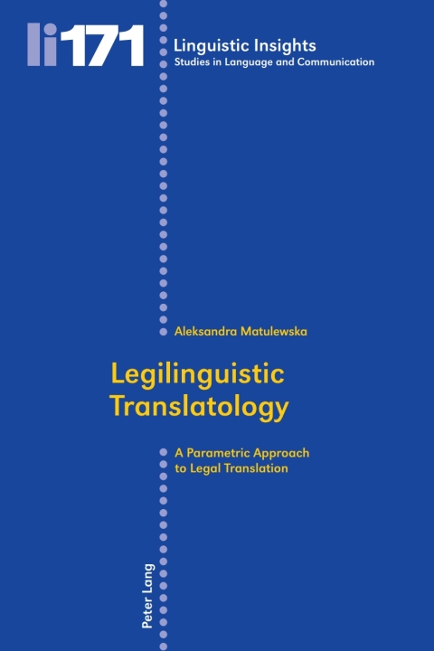 Cover image for book Legilinguistic Translatology