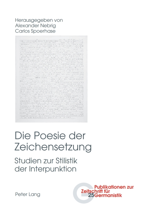 Cover image for book Die Poesie der Zeichensetzung