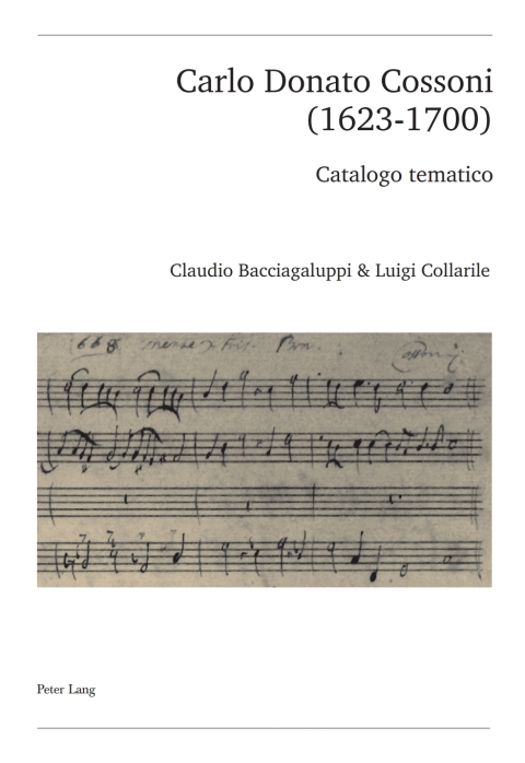 Cover image for book Carlo Donato Cossoni (1623-1700)