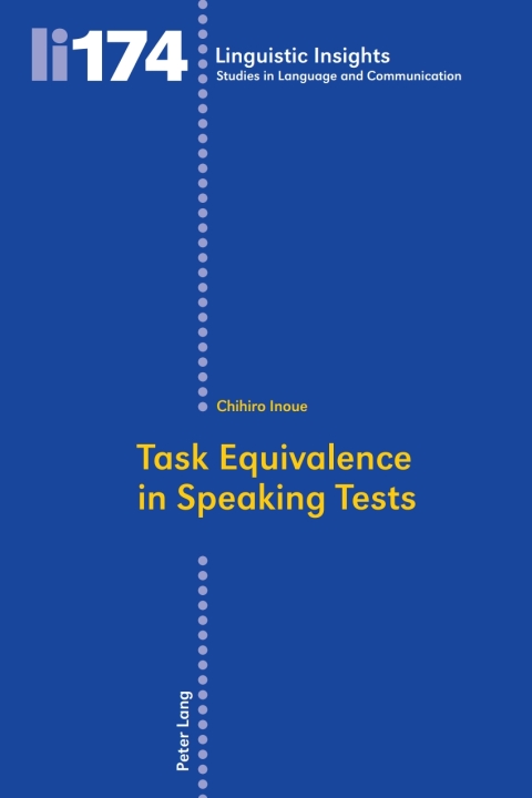 Cover image for book Task Equivalence in Speaking Tests
