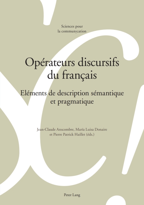 Cover image for book Opérateurs discursifs du français