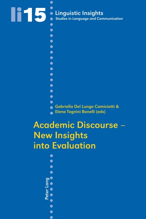 Cover image for book Academic Discourse  New Insights into Evaluation
