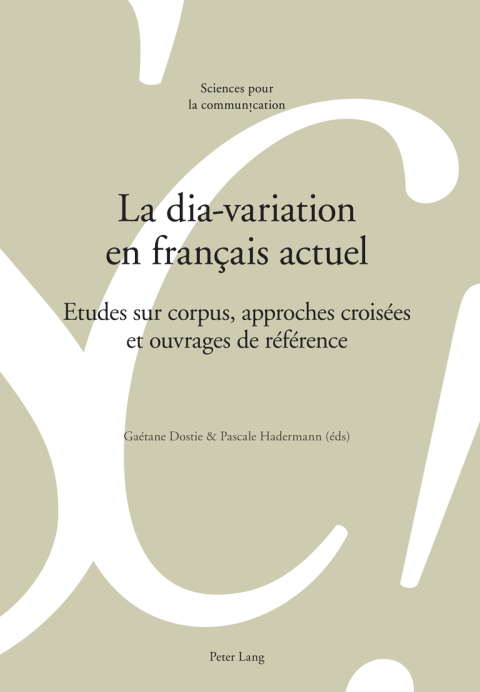 Cover image for book La dia-variation en français actuel