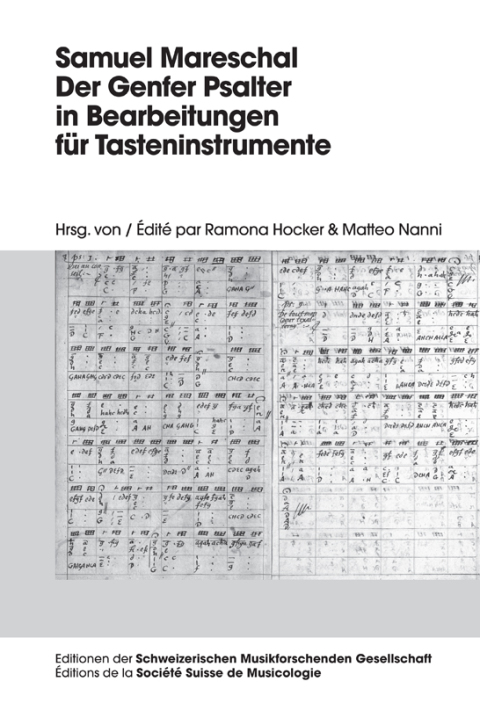 Cover image for book Samuel Mareschal  Der Genfer Psalter in Bearbeitungen für Tasteninstrumente