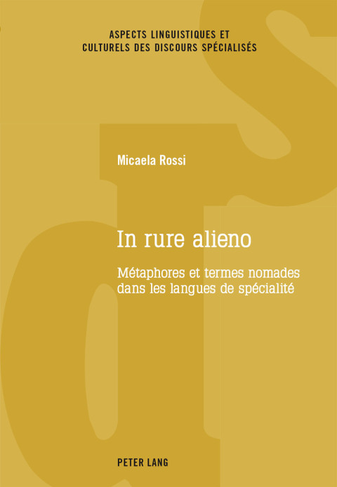 Cover image for book In rure alieno