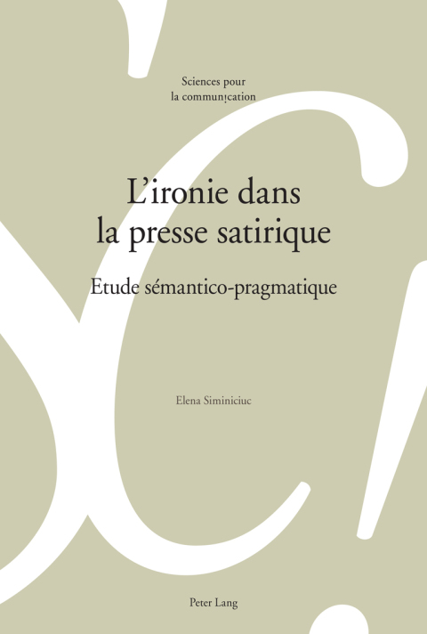 Cover image for book Lironie dans la presse satirique