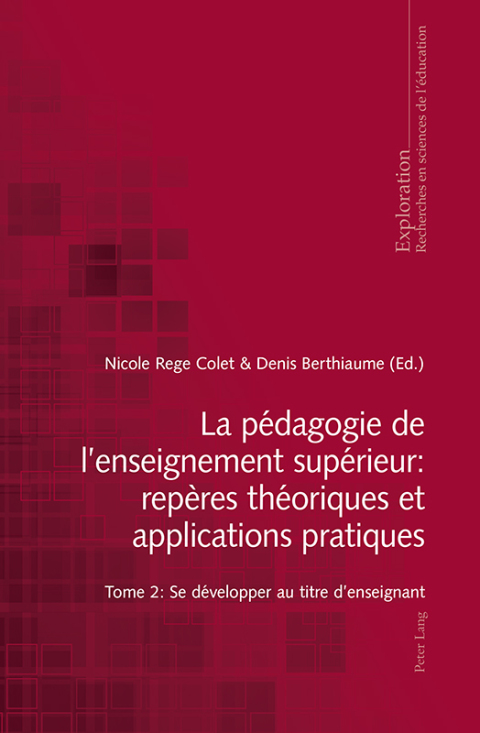 Cover image for book La pédagogie de l'enseignement supérieur : repères théoriques et applications pratiques