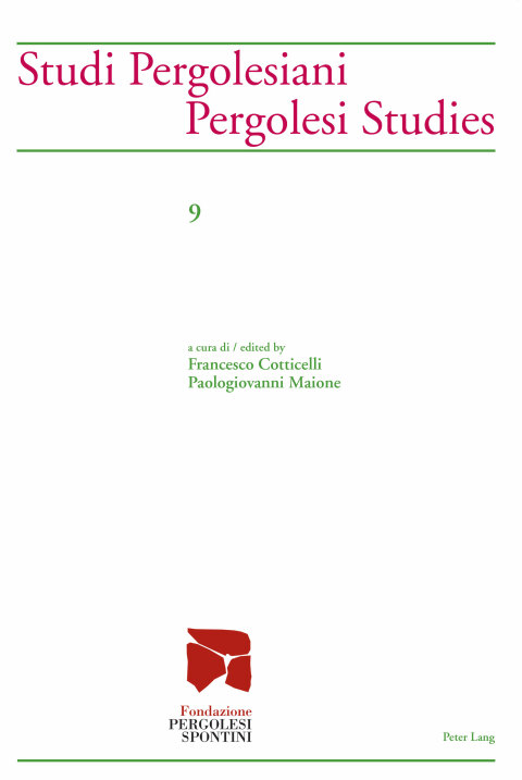 Cover image for book Studi Pergolesiani / Pergolesi Studies