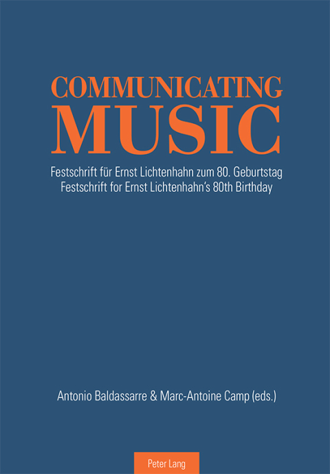 Cover image for book Communicating Music