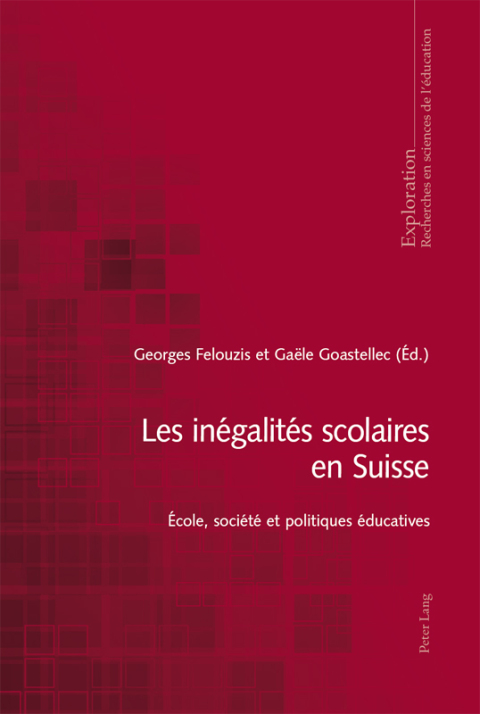 Cover image for book Les inégalités scolaires en Suisse